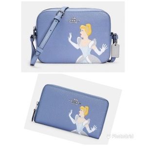 Coach x Disney NWt Cinderella purse and wallet